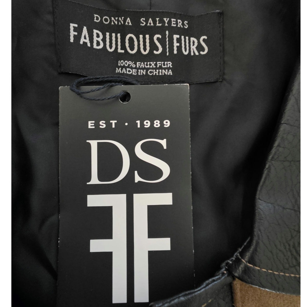 Donna Salyers' Fabulous-Furs Laser Cut Faux Suede Moto Jacket Laser-Cut Design S — image 7 of 8